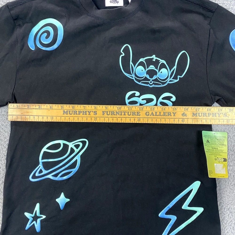 NWT Stitch Spirit Jersey XS Black 626 Celebration Crew Long Sleeve WDW Disney - Picture 11 of 16